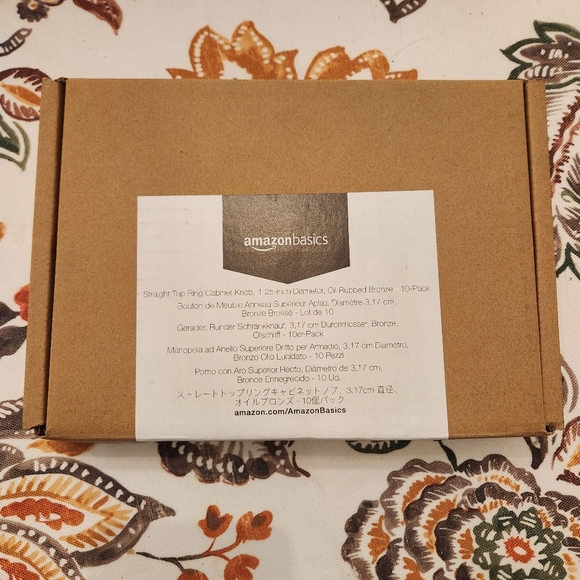 Oil Rubbed Bronze Cabinet Knobs, 10 Pack with Screws - Picture 5 of 6